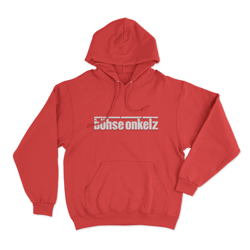 Böhse Onkelz Logo Unisex Hoodie Red Bohse Onkelz Logo Unisex Hoodie Red