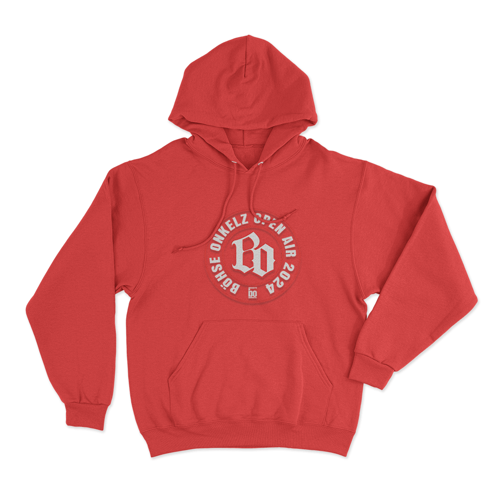 Böhse Onkelz Open Air 2024 Unisex Hoodie Red Bohse Onkelz Open Air 2024 Unisex Hoodie Red